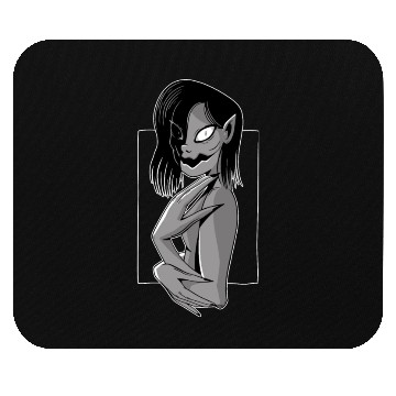 Discover Creepy scary monster looking Creepy scary monster Mouse Pads