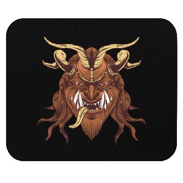 Discover Scary creepy devil face Scary creepy devil face in Mouse Pads