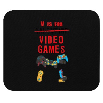 Discover V Not For Valentine's day Video Games Mouse Pads