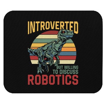 Discover Robot Robotics Engineer Retro Mouse Pads