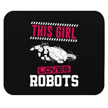 Discover Robot Robotics Engineer Girl This Mouse Pads