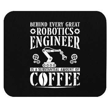 Discover Robot Robotics Engineer Coffee Mouse Pads