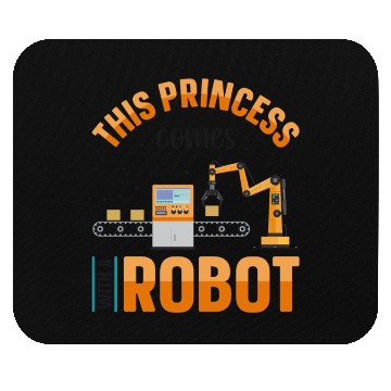 Discover Robot Robotics Engineer Female Mouse Pads