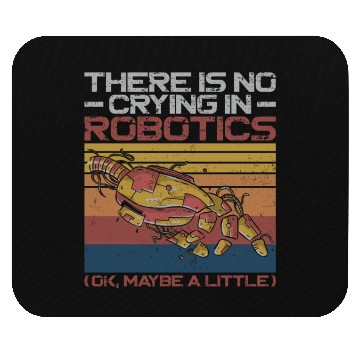 Discover Robot Robotics Engineer Retro Mouse Pads