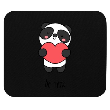 Discover [Cute] Cute Panda Be Mind Baby Mouse Pads
