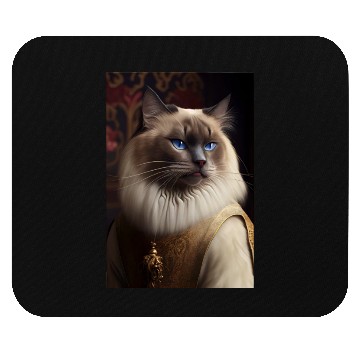 Discover Ragdoll Cat Breed Portrait Royal Renaissance Anima Mouse Pads