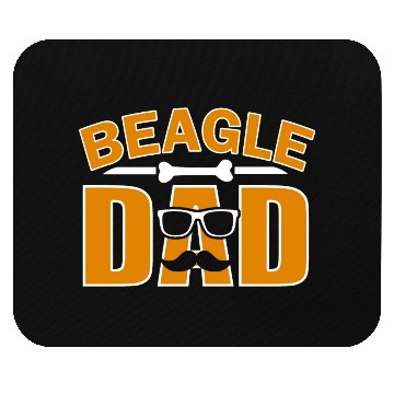 Discover Beagle dad for dad dog lover Mouse Pads