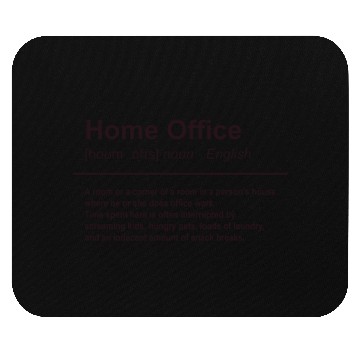 Discover Home Office Funny Definition Mouse Pads