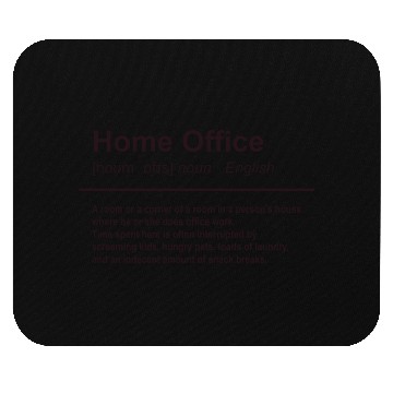 Discover Home Office Funny Definition Mouse Pads