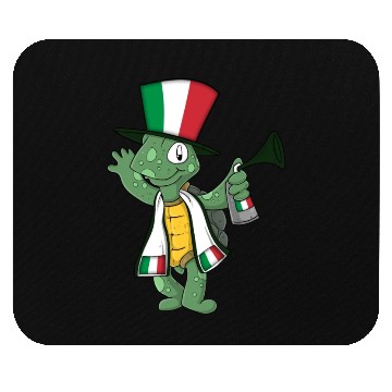 Discover Italian Fan Turtle Mouse Pads