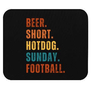 Discover Football Sunday Mouse Pads