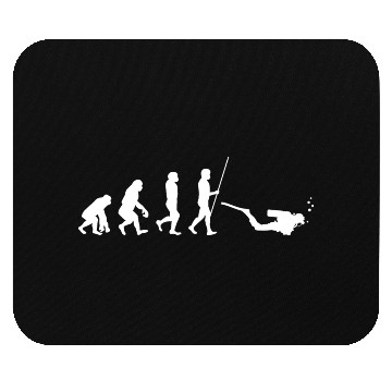 Discover Scuba Diving Evolution Deep Sea Diving Snorkeling Mouse Pads