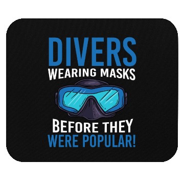 Discover Scuba Diving Deep Sea Diving Snorkeling Diver Mouse Pads