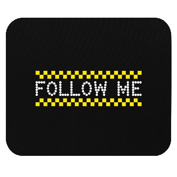 Discover FollowMe Checkerboard LED Sign Mouse Pads