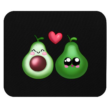 Discover Avocado Love - Cute Couple Design Mouse Pads