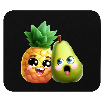 Discover Pineapple pear love - cute fruit design Mouse Pads