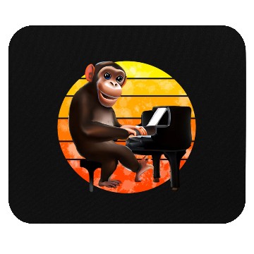 Discover Monkey at the piano Mouse Pads