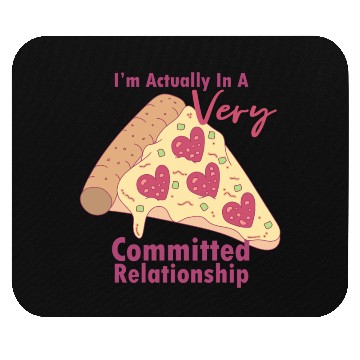 Discover Anti-Valentines Very Committed Pizza Relationship Mouse Pads
