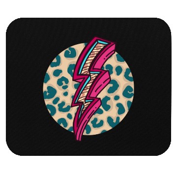 Discover Cheetah Print Lightning Bolt Mouse Pads