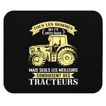 Discover Equal Only Best Drive Tractor Driver Farmer Mouse Pads