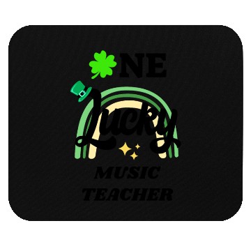 Discover Music Teacher, St Patrick's Day Gift Mouse Pads