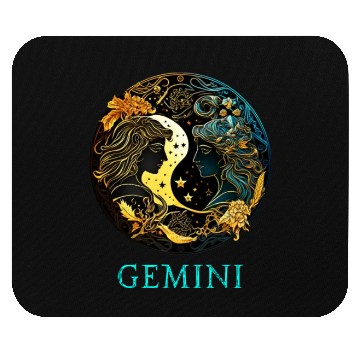 Discover Embrace Your Gemini Identity: Gemini Pride Zodiac Mouse Pads