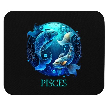 Discover Embrace Your Pisces Identity: Pisces Pride Zodiac Mouse Pads
