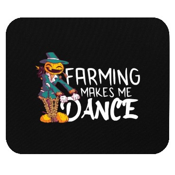 Discover Farming Makes Me Dance Dancing Pumpkin Farmer Mouse Pads