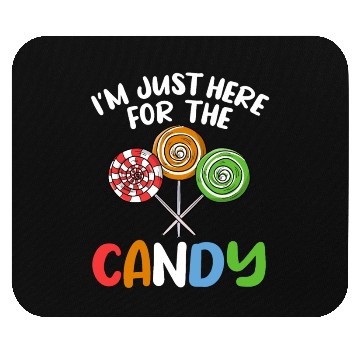 Discover I'm Just Here For The Candy Lollipop Halloween Cos Mouse Pads