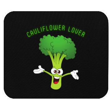Discover Cauliflower Lover Vegetable Lover Mouse Pads