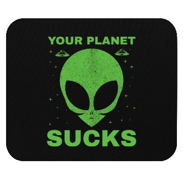 Discover Alien, Aliens, UFO, UAP, Space Unknown Flight Mouse Pads