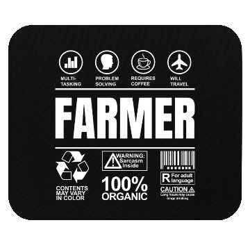 Discover Sarcastic Profession Farmer Mouse Pads