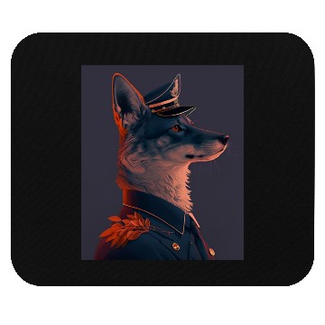 Discover Admiral Wolf Mouse Pads