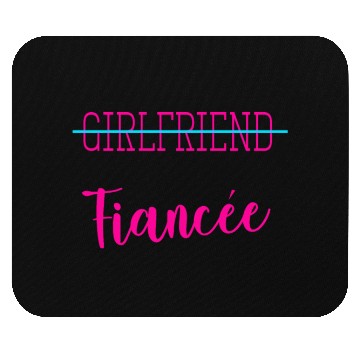 Discover Girlfriend Fiancee Couple Engagement Engaged Mouse Pads