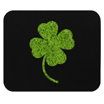 Discover Shamrock Grass Print Mouse Pads