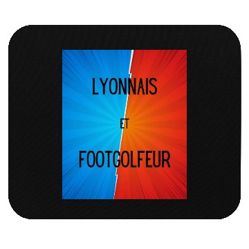 Discover Lyonnais et footgolfeur Mouse Pads