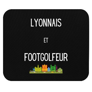 Discover Lyonnais et footgolfeur Mouse Pads