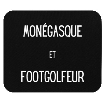 Discover Monegasque et footgolfeur Mouse Pads