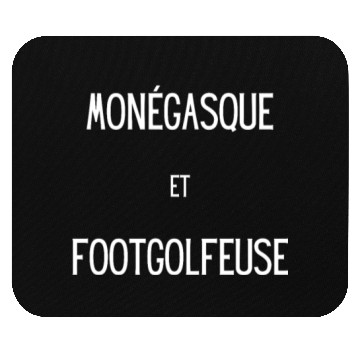 Discover Monegasque et footgolfeur Mouse Pads