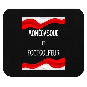 Discover Monegasque et footgolfeur Mouse Pads