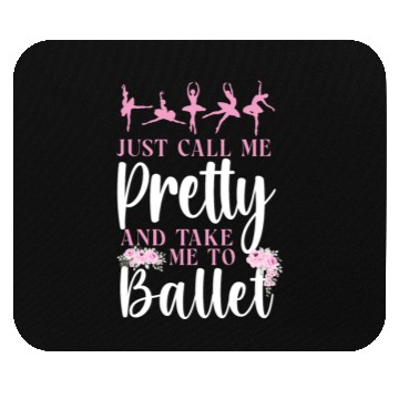 Discover Ballet Dancer Dance Girl Ballerina Mouse Pads