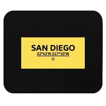 Discover San Diego Coordinate's design Mouse Pads
