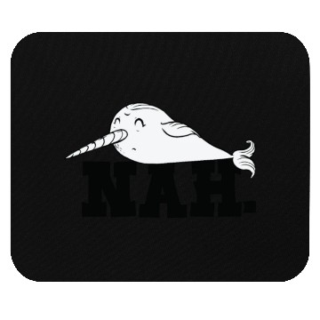 Discover Procrastinating Narwhal Lover Aquatic Animals Mouse Pads