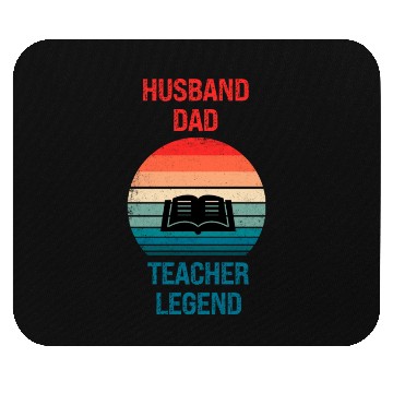 Discover Husband Dad Teacher Legend Mouse Pads