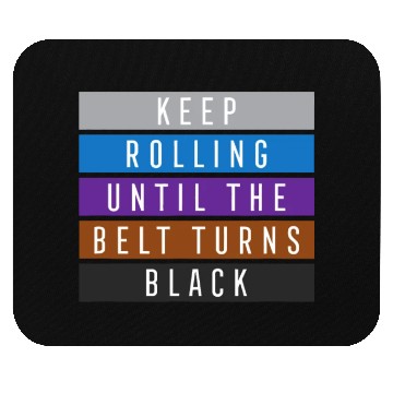 Discover Keep Rolling Jiu Jitsu idea for BJJ, Jujitsu Gift Mouse Pads