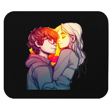 Discover Lovley Couple Colorful three Mouse Pads