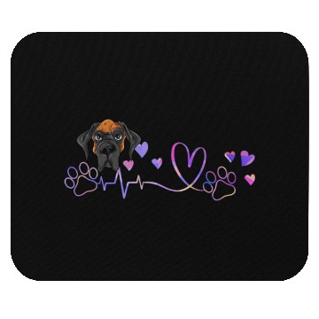 Discover Great Dane Heartbeat Mouse Pads