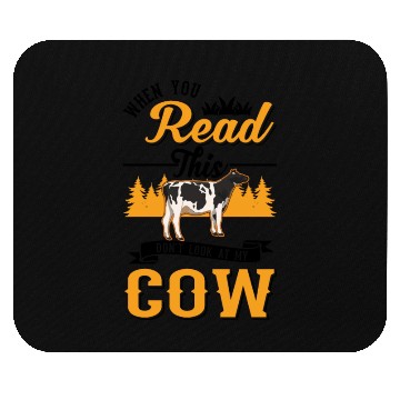 Discover Cow Gift Farmer Cattle Breeder Cows Mouse Pads