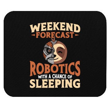 Discover Robot Robotics Engineer Sloth Mouse Pads