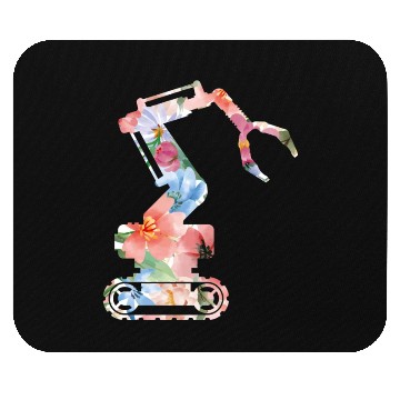 Discover Robot Robotics Engineer Flower Mouse Pads